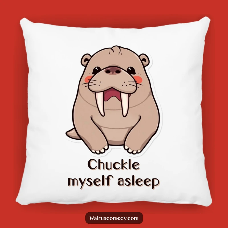 Funny Kawaii Walrus Pillow - Huggable Hilarity!