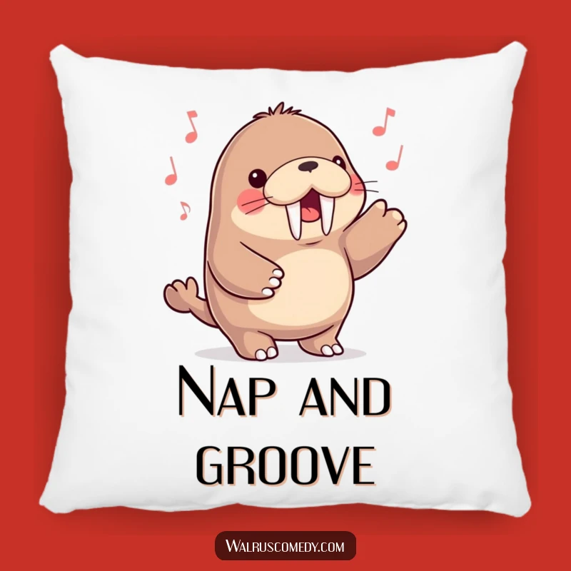 Funny Kawaii Walrus Pillow - Dance into Dreamland!