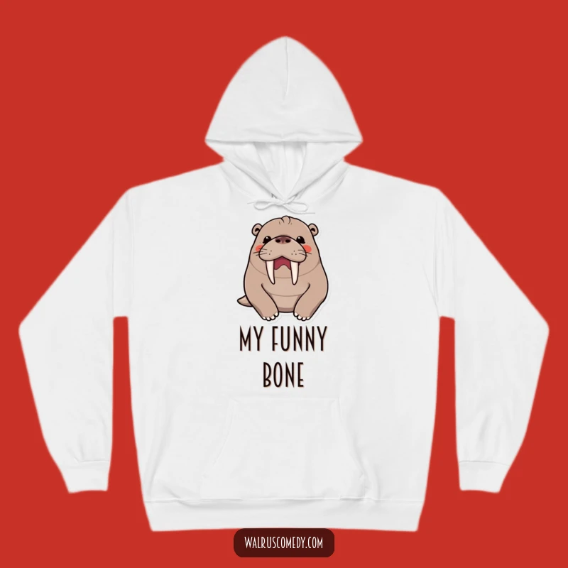 Cozy Funny Kawaii Walrus Hoodie - Laughter Included!