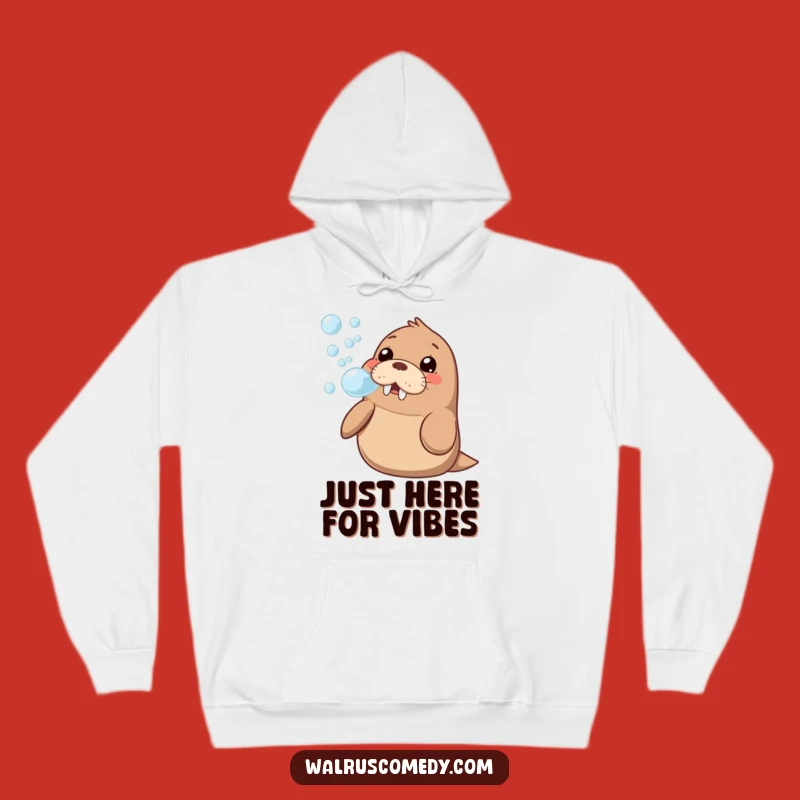 Cozy Funny Kawaii Walrus Bubble Hoodie: The Ultimate Comfy & Hilarious Gift
