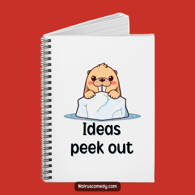 Funny Kawaii Walrus Notebook - Jot Down Your Discoveries!