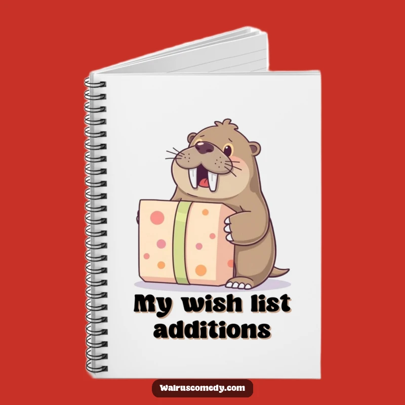Funny Gift Walrus Notebook: Hilarious Journal for Your Exciting Ideas Gift!