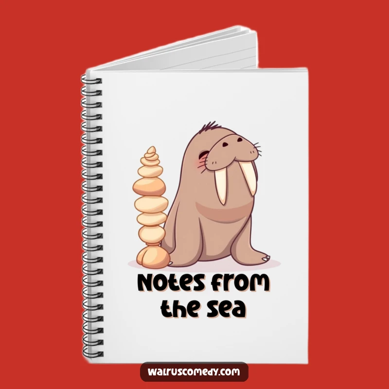 Funny Walrus Seashell Journal: Jot Down Notes with Hilarious Ocean Charm