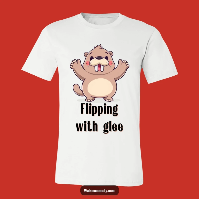 Funny Walrus Happy Dance T-Shirt - Wear Your Celebration!