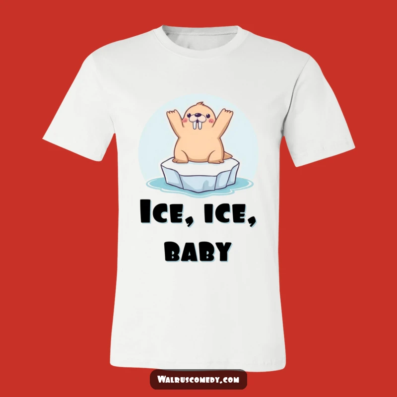 Funny Kawaii Walrus Sunbathing T-Shirt: Embrace The Chill Funny Gift!